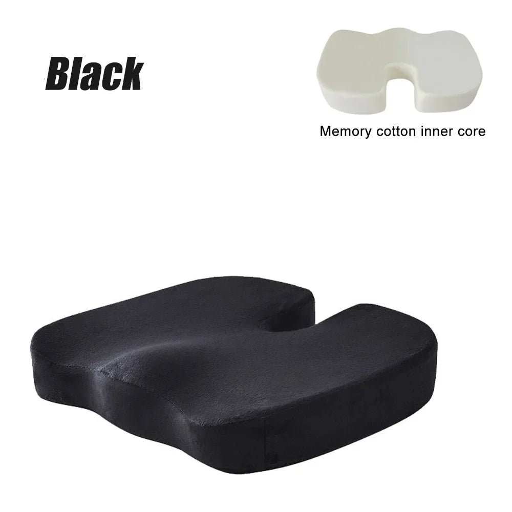 Cool Cushion,Cool Fabric Effectively Lower the Temperature,Relieve the Pressure on the Buttock Seat Cushion of Chair,Wheelchair Oasis Select black 45 X 35 X 7CM