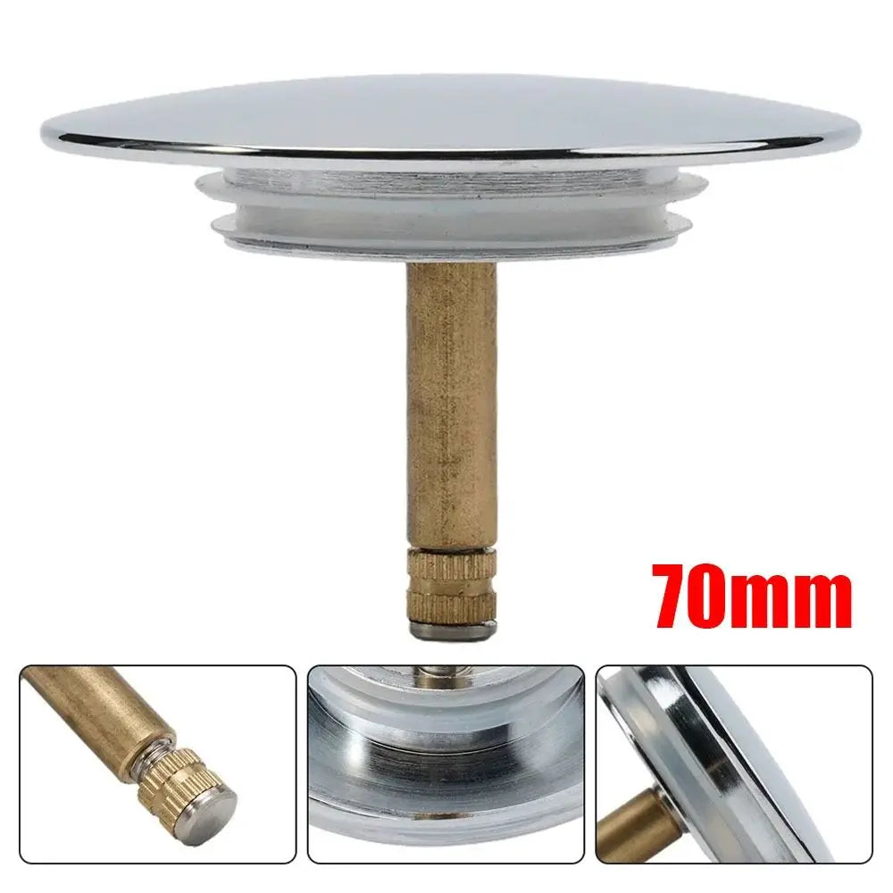 Durable Pop Up Waste Stopper New Brass Bath Stopper Adjustable Only Flat Seal Bathroom Tub Drain Filter Bathtub Accessories Oasis Select