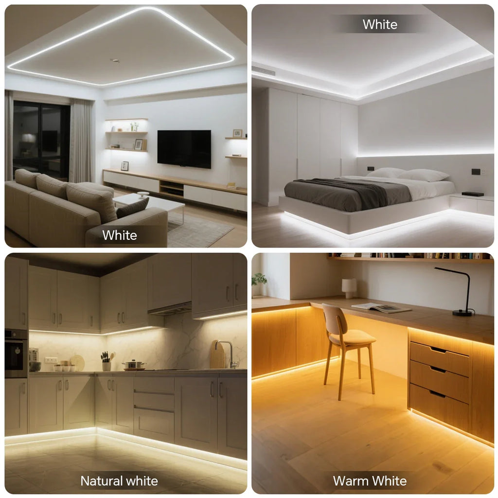 Fireproof Genuine Silicone COB Neon Strip Light 220V Swtich Control Super Bright 280leds/m Cabinet Garden Ambinet Backlight Oasis Select