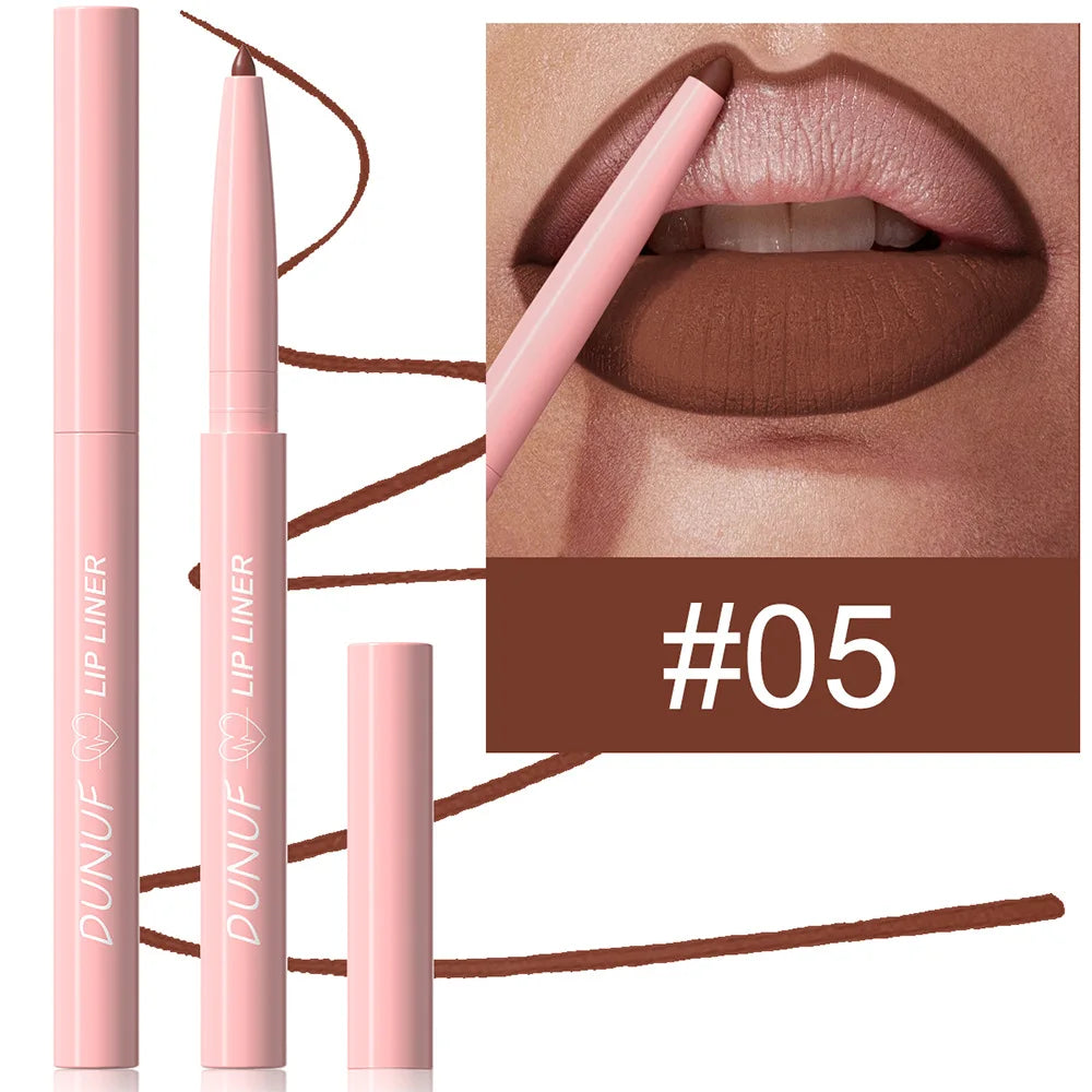 1 PCS Matte Velvet Lipliner | Lipstick Waterproof Long-lasting Non-stick Cup High Pigment Multifunctional Bright Red Nude Y2K Oasis Select 05 0.25g