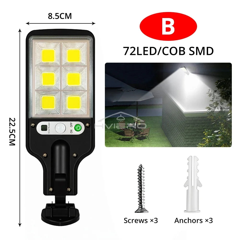 Solar LED Motion Sensor Outdoor Garden Light | IP65 Waterproof