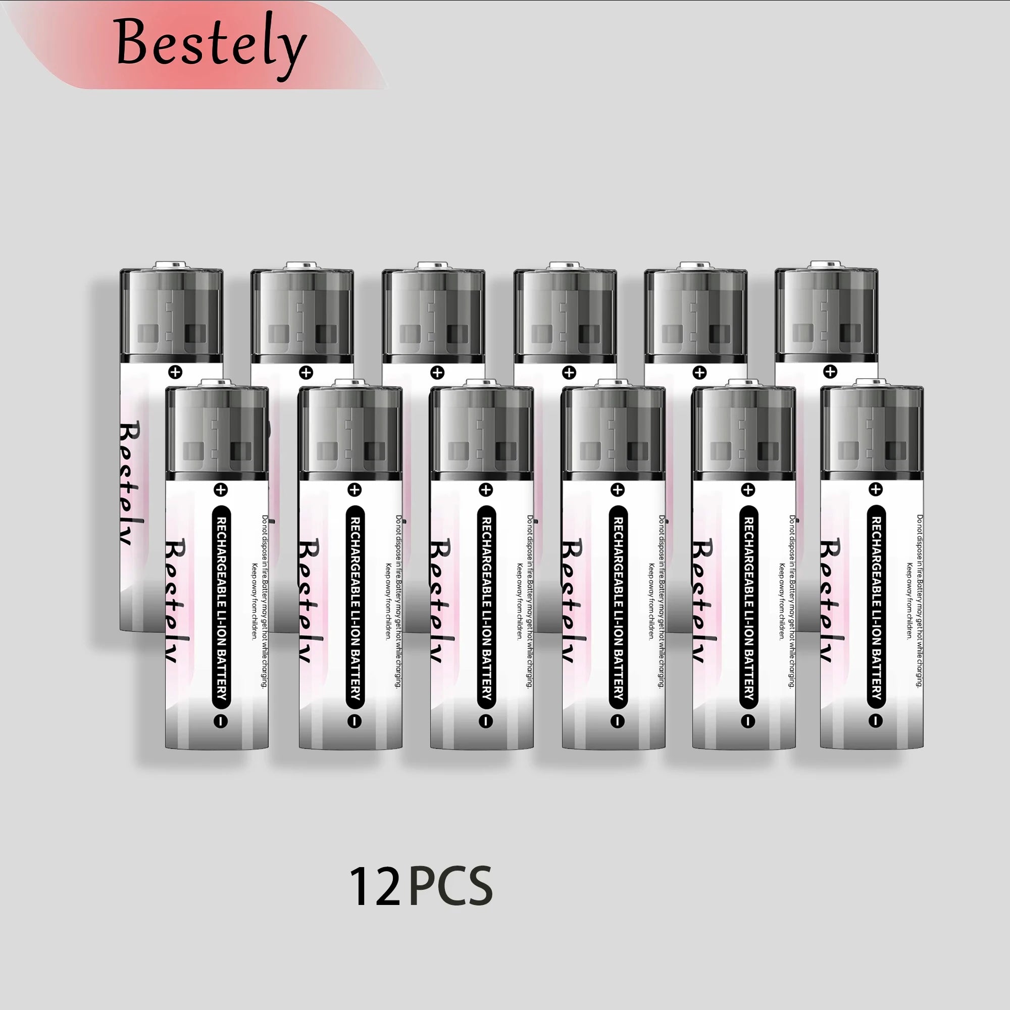 2025 New 1.5v Rechargeable Lithium AA Battery, High capacity 5800mAh USB Li-ion AA Battery,1.5h fast charging and long lasting Oasis Select 12 pcs Batteries