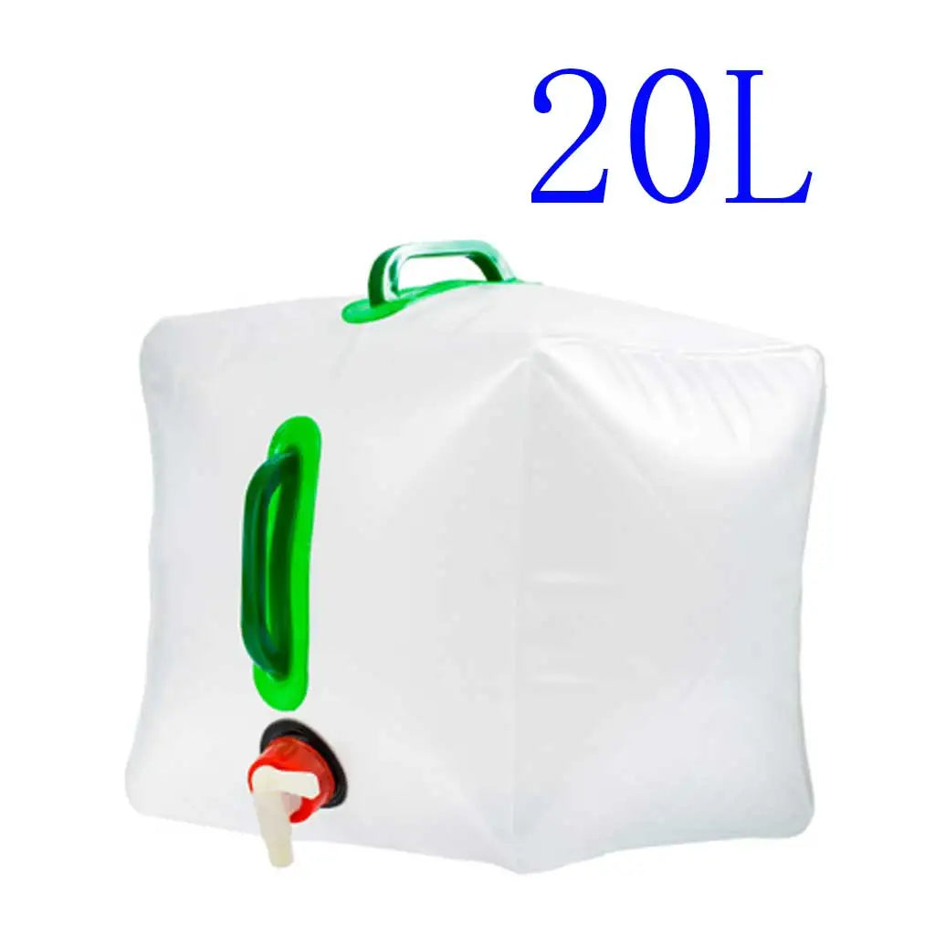 10L/20L Collapsible Water Bag Foldable Water Carrier Bucket Outdoor Water Container for Camping Hiking Picnic BBQ Travel Oasis Select L20