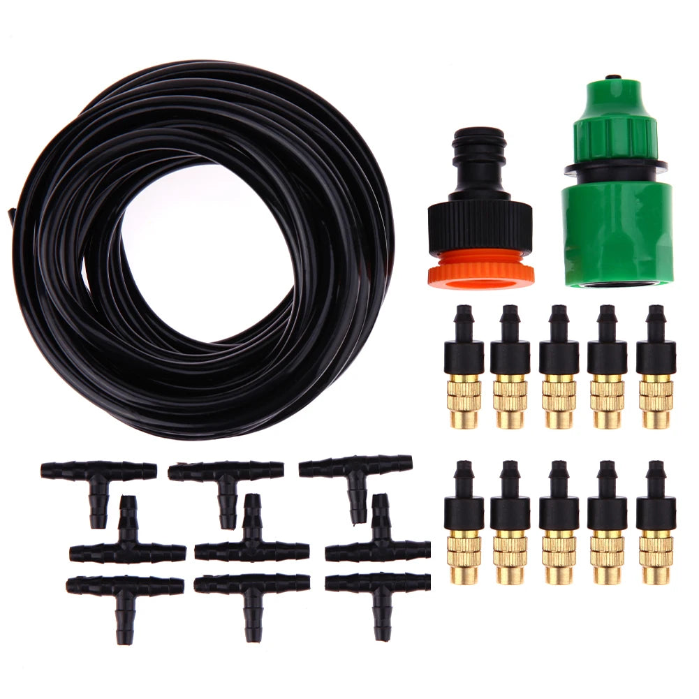 Water Irrigation Kit Set Adjustable Garden Water Irrigation Kit Equipment Watering Dripper Set Accessories for Balcony Flowerpot Oasis Select