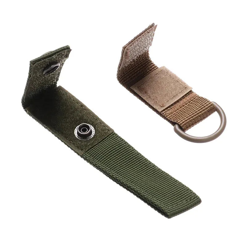 1/2pcs Outdoor Nylon Ribbon Webbing Buckle Key Hooks Clip Tactical Pouch Straps Belt Hooks Outdoor Belt Vest Backpack Hanger Oasis Select
