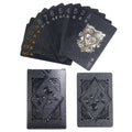Black Rose Deck Poker Frosted Waterproof Plastic Playing Cards Texas Poker Collection Commemorative Chess Practical Party Gift Oasis Select Black Rose