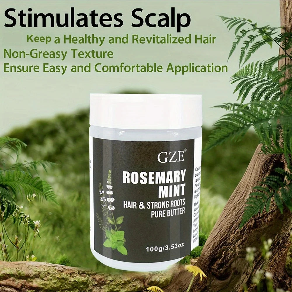 GZE Rosemary Mint Hair Butter – Growth & Root Strengthening 100g
