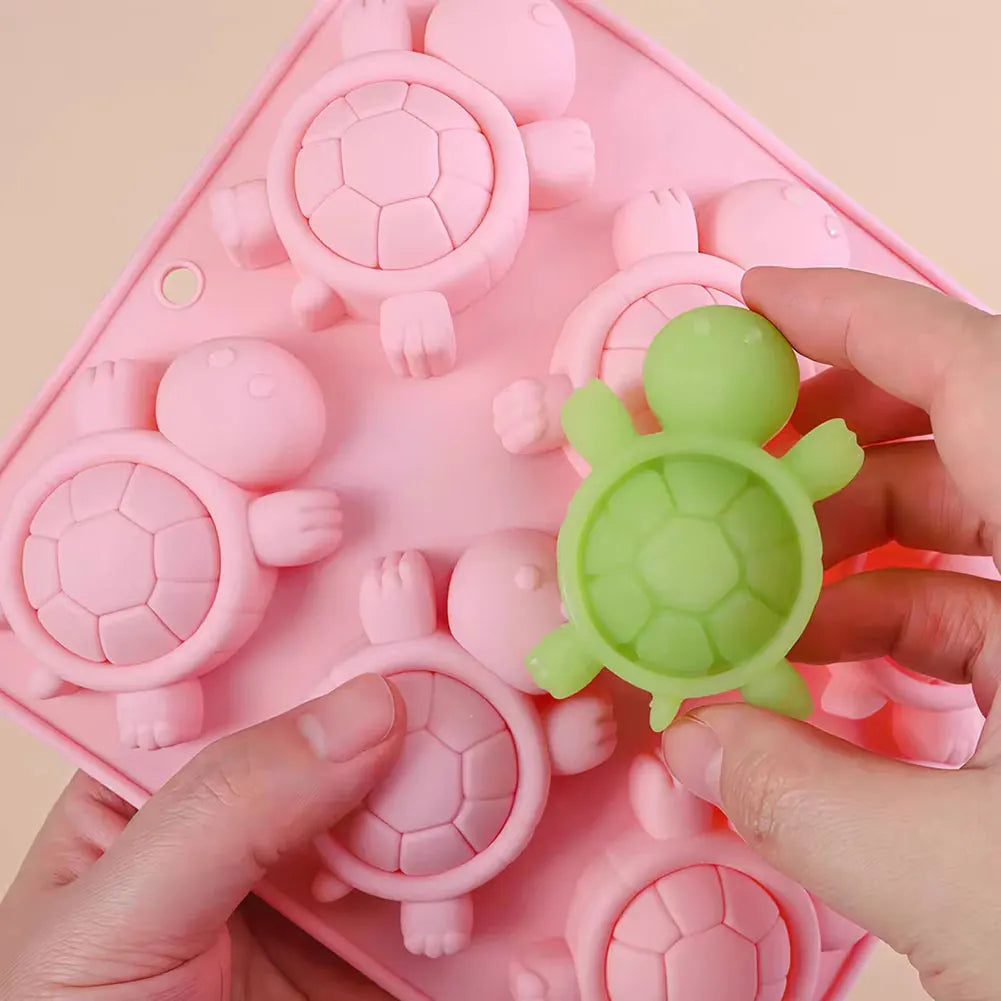 3D Sea Turtle Silicone Mold – Ice Tray, Chocolate & Baking