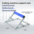 Multifunctional Cutting Machine Material Rack Miter Saw Roller Support Stand Adjustable Foldable Auxiliary Support Bracket Oasis Select Blue