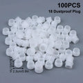 100pcs Random Color M12 M14 M16 M18 Common Rail Injector Connect Joint Dust Cap Oil Tube Pipe Plug Oasis Select A8