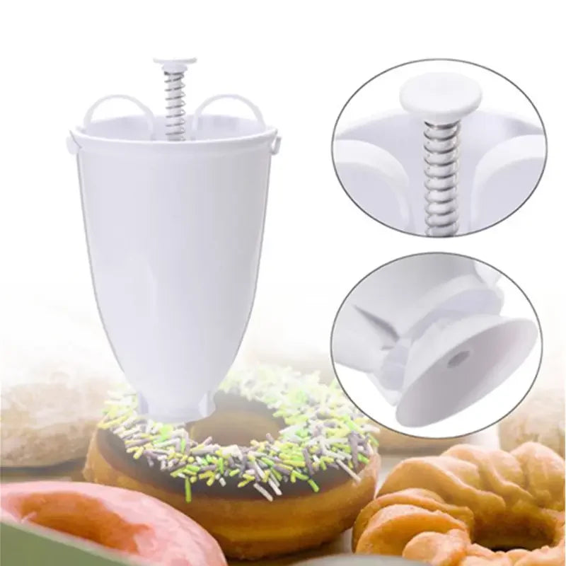 DIY Confectionery Pastry Baking Tools Donut Maker Dispenser Donut Making Artifact Creative Dessert MoldKitchen Gadget Bakeware Oasis Select