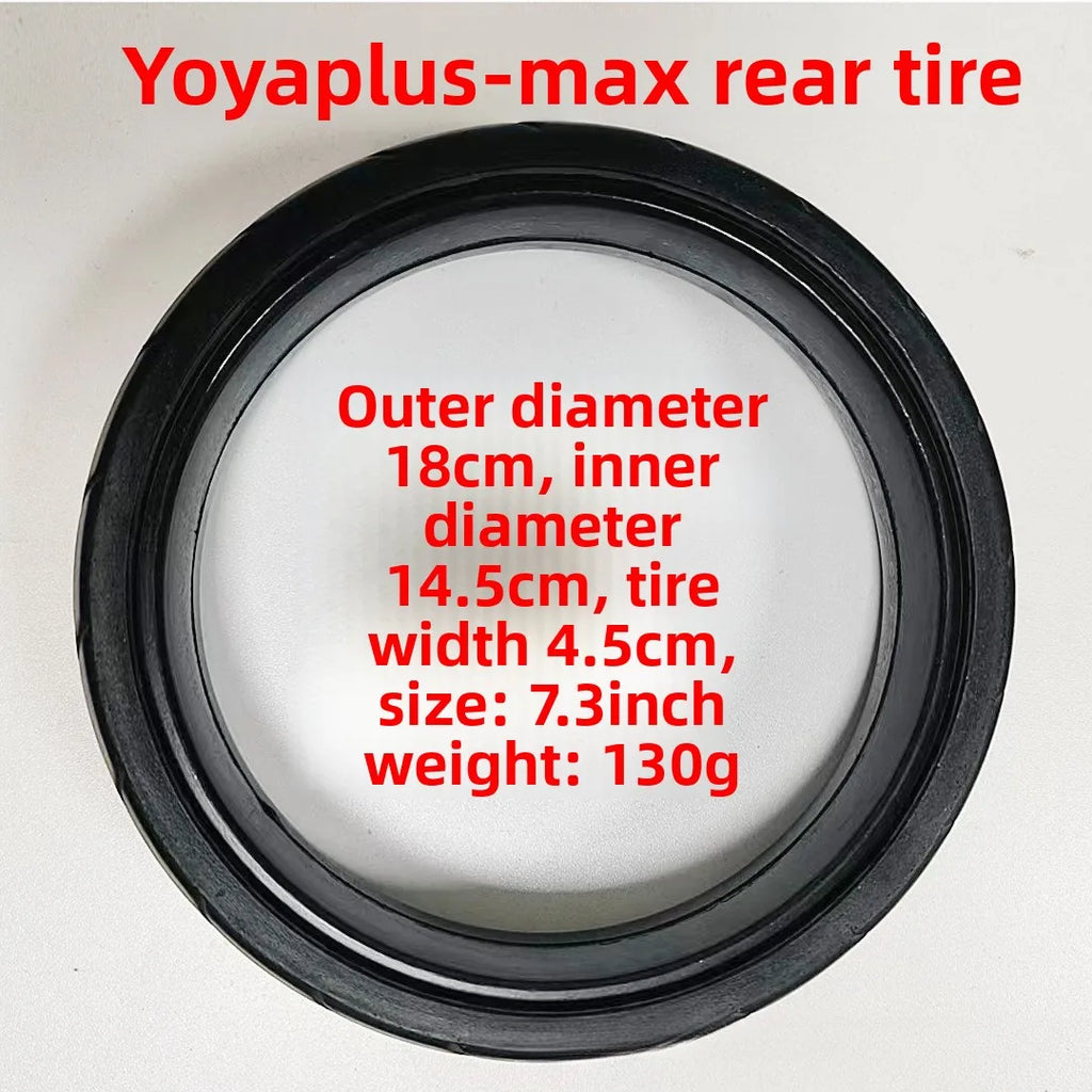 For Babyzen YOYO YOYA Stroller Replacement Rubber Wheels Front and Rear Wheel Stroller Accessories Oasis Select rear tire