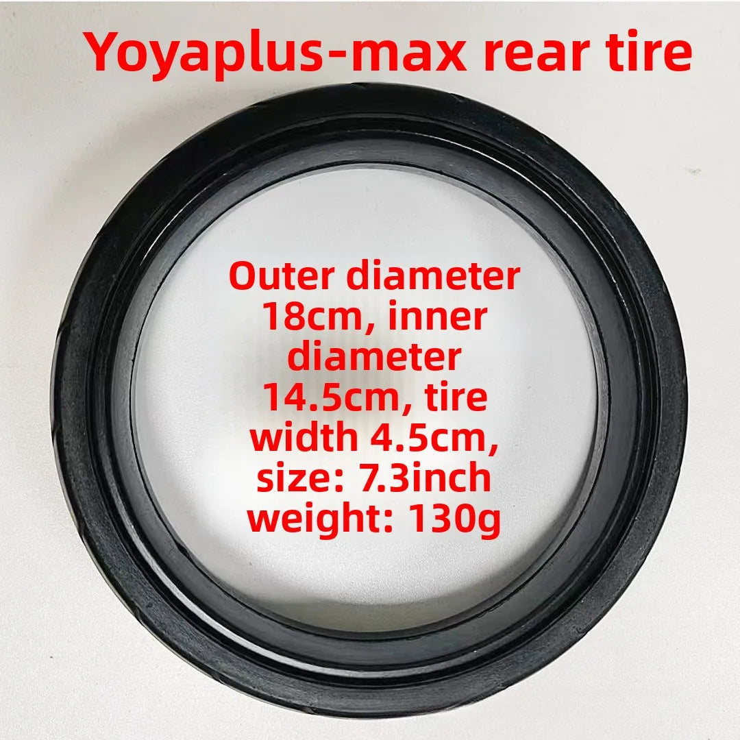 For Babyzen YOYO YOYA Stroller Replacement Rubber Wheels Front and Rear Wheel Stroller Accessories Oasis Select rear tire