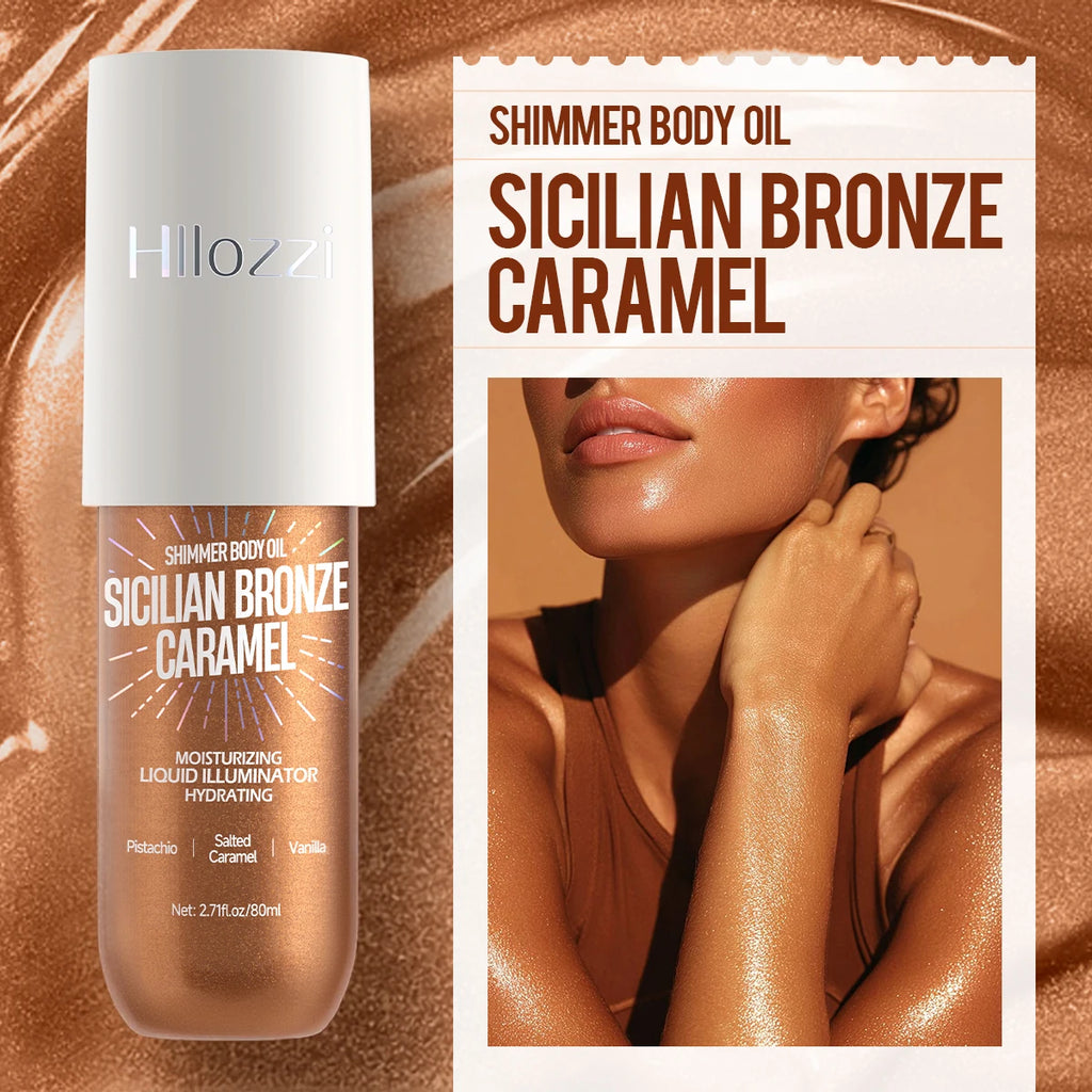 This shimmering body highlighter has a beautiful, subtle shimmer and is perfect for parties and gatherings. Oasis Select SICILIAN CARAMEL 80g