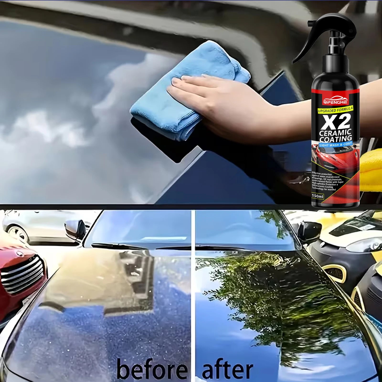Nanoceramic Coating Spray – Car Polish & Paint Protection