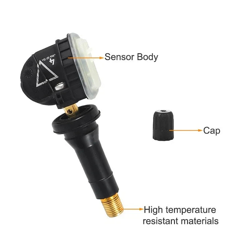 13598773 Pre-Programmed 433MHz TPMS Tire Pressure Sensors 1/4pcs for Buick Enclave Lacrosse Chevrolet Silverado GMC Sierra Oasis Select