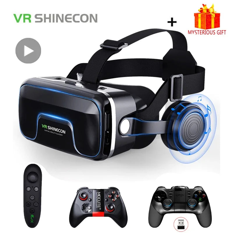 VR Shinecon 10.0 3D VR Headset & Controller for Smartphones