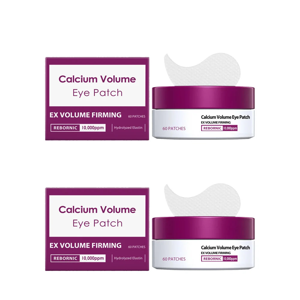 Calcium Eye Patches – Anti-Puffiness, Dark Circles & Fine Lines Under Eye Patches Oasis Select 2 x 60pcs boxed