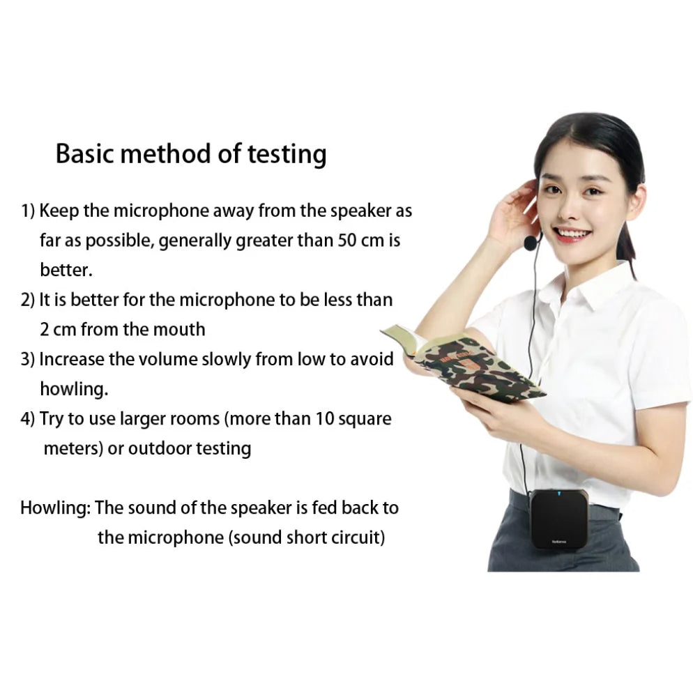 Rolton K400 Voice Amplifier & Headset Microphone Kit