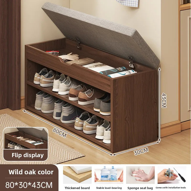 The shoe change stool is at the door the shoe cabinet, the sitting stool is extremely narrow can sit on the shoe rack Oasis Select 3