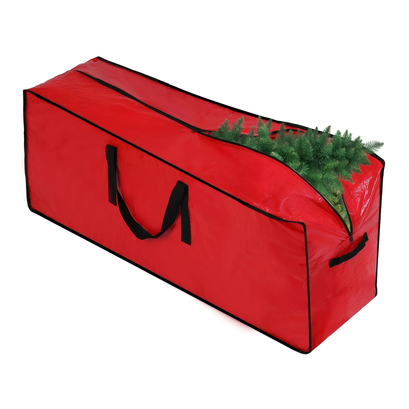 Christmas Tree Storage Bag for Up to 228.6cm Disassembled Trees with Reinforced Handles & Dual Zipper Dust & Moisture Protection Oasis Select