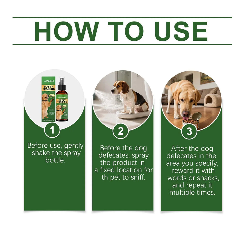 Pet Toilet Training Spray Potty Positioning Dog Cat Litter Box Inducer Urine Feces Positioning Attractant Scent Trainer Liquid Oasis Select