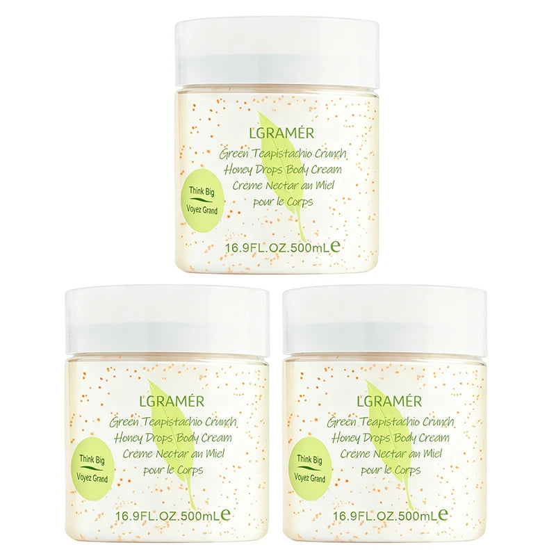 Green Tea Honey Body Cream – 24-Hour Moisturizing Lotion 500ml