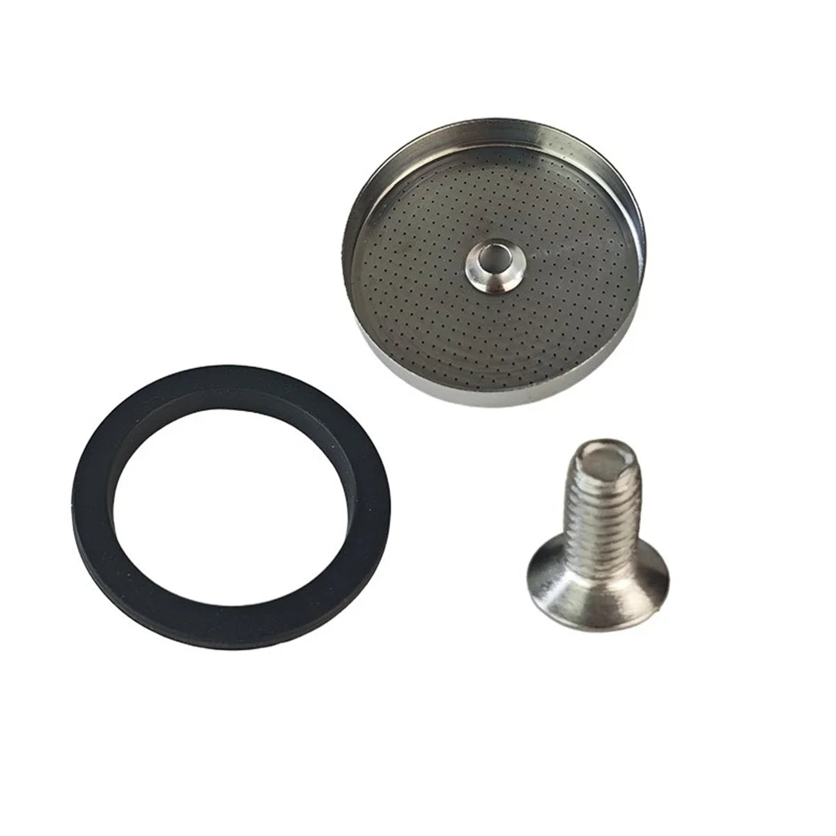 Coffee Machine Group Head Inner Shower Screen and Silicone O Ring Replacement for ES601 655 701 Espresso Models Oasis Select