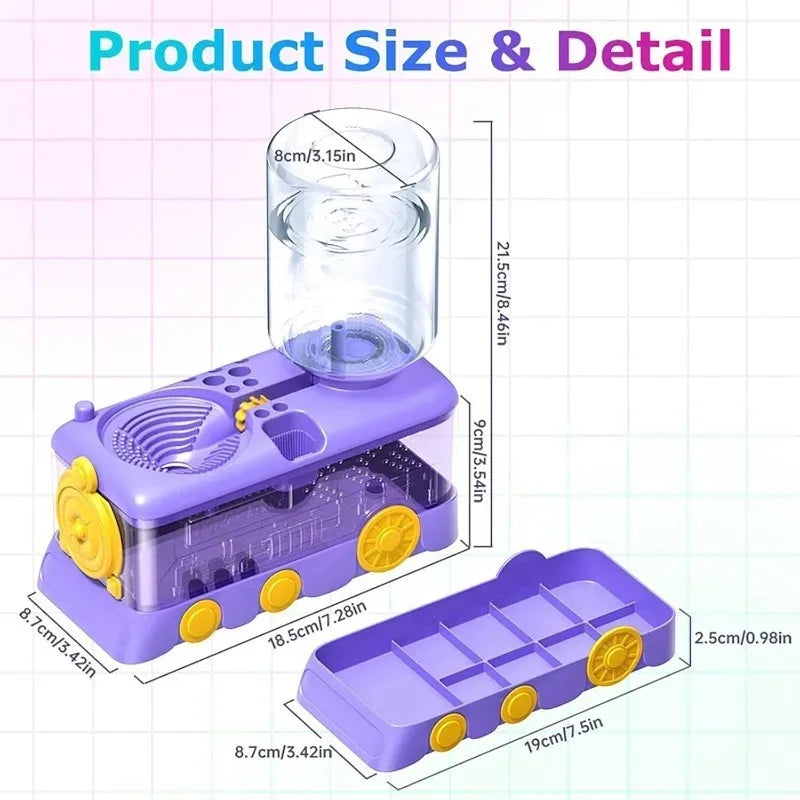 Brush Rinser Cup Automatic Water Changing, Watercolor Acrylic Oil Painting Brush Cleaning Paint Brush Washer Cleaning Machine Oasis Select