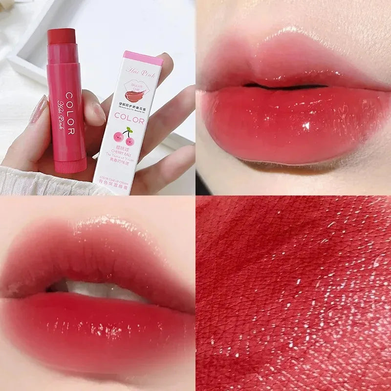 Moisturize Lip Balm Lipstick Hydrate Cute Girl Plump Lip Water Light Lip Glaze Makeup Korean Lipstick Cosmetic 3 Colors Beauty Oasis Select