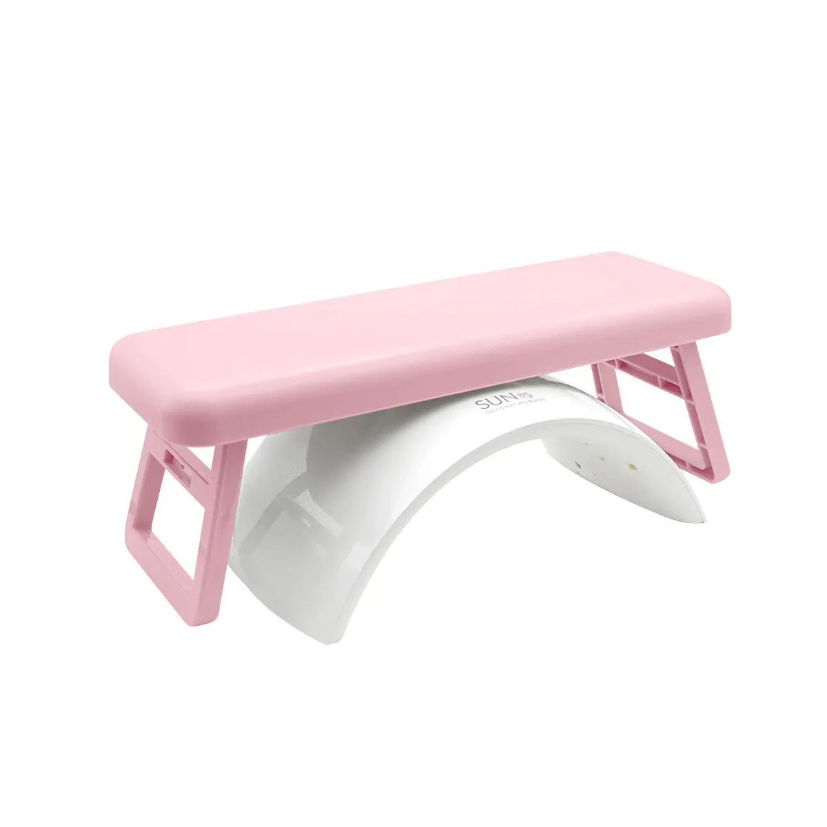Foldable Manicure Arm Rest Stand Soft Sponge Cushion Pillow Holder Multifunctional Table Desk Support Mat Essential PracticeTool Oasis Select Pink