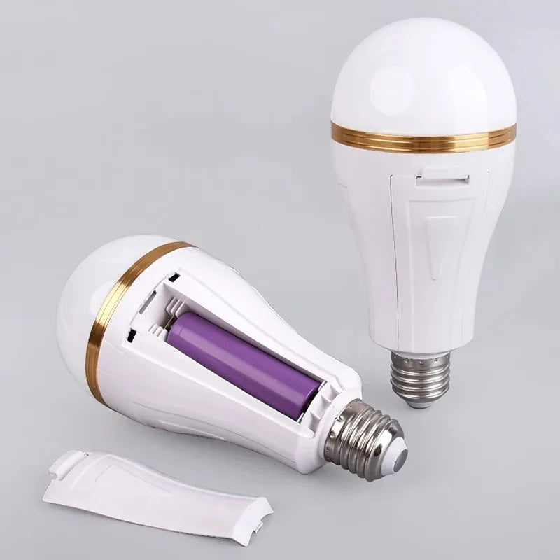 SHINEKNOT E27 Rechargeable LED Emergency Bulb 15W 20W Backup