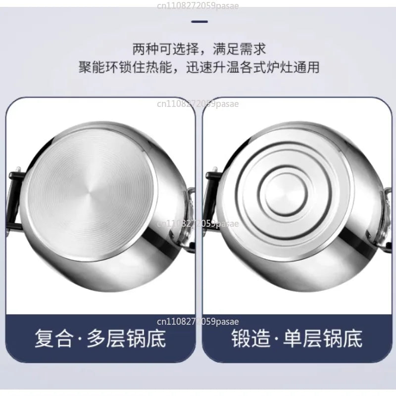 304 Stainless Steel Pressure Cooker – Gas & Induction Universal