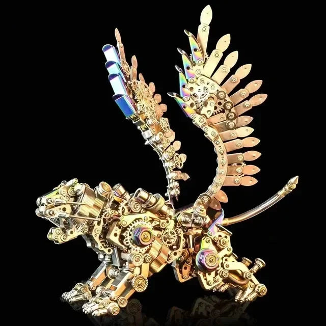 Mechanical Tyrannosaurus Rex, Cobra, Tiger, Scorpion King, Praying Mantis, Hell level 3D Metal Puzzle Model, High difficulty Toy Oasis Select 1