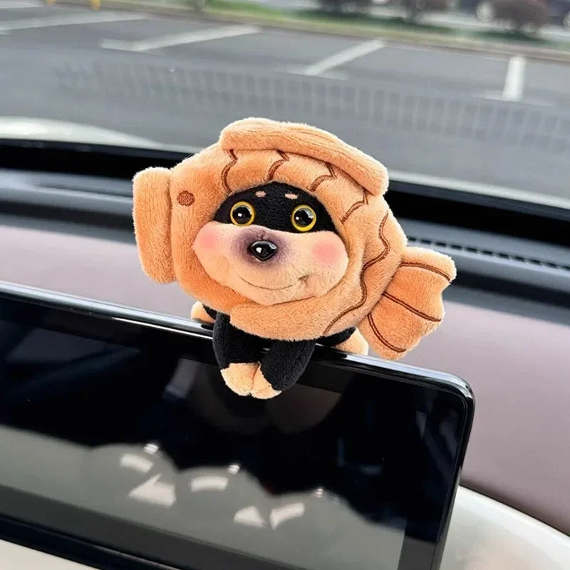 New Car Decor Bee Dog Doll Cars Central Control Screen Display Ornaments Screen Decoration Car Interior DecorAccessories Oasis Select Style7