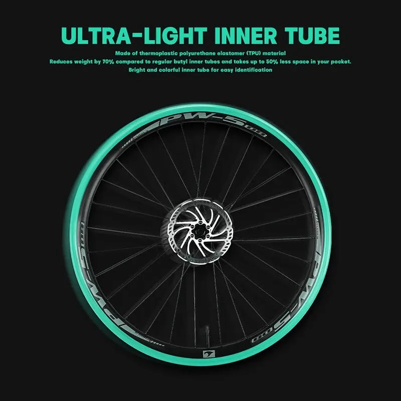 X-TIGER 2024 New Ultralight Bike Inner Tube 18-32C Road MTB Bicycle TPU Tire 700C 45/65/85mm Length French Valve Bike Light Tube Oasis Select