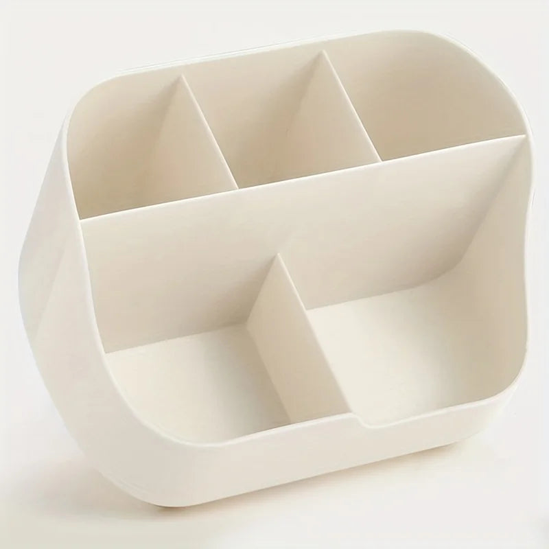 Large-capacity desktop storage box, compartmentalized storage box, simple pen holder, cosmetic and stationery storage basket Oasis Select