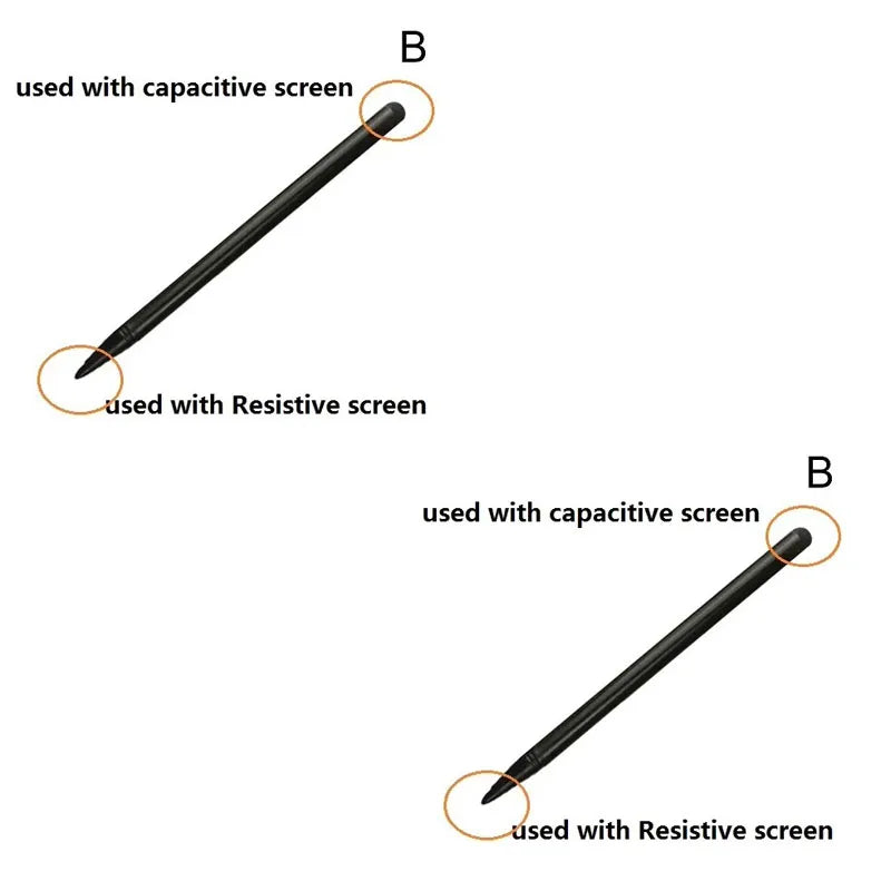 1/2/3pcs Universal Tablet Pen Phone Capacitive/Resistive Stylus Pen For IPhone Ipad Android All Touch Screens Rubber Stylus Pens Oasis Select 2pcs Black