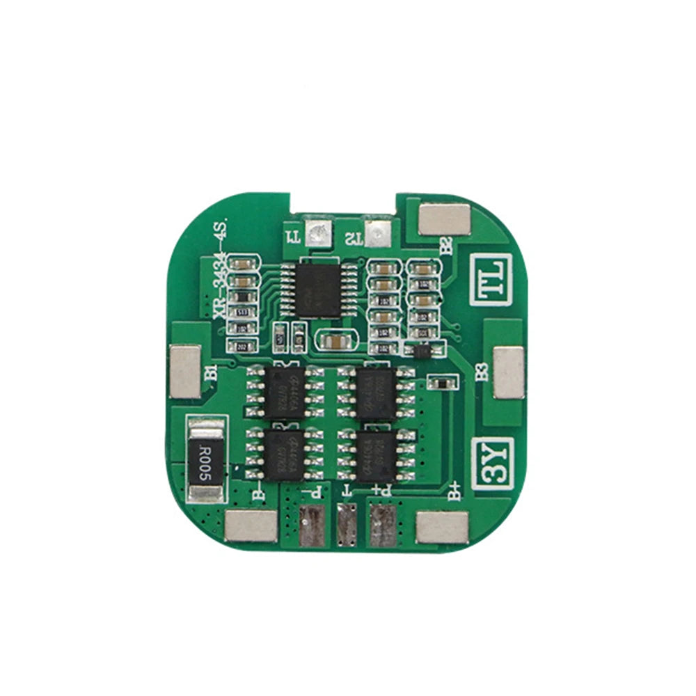 4S 14.8V 20A 18650 Li-ion Lithium Battery Charge Board BMS with Overcurrent Short Circuit Protection Same Port Connection Oasis Select 1pcs
