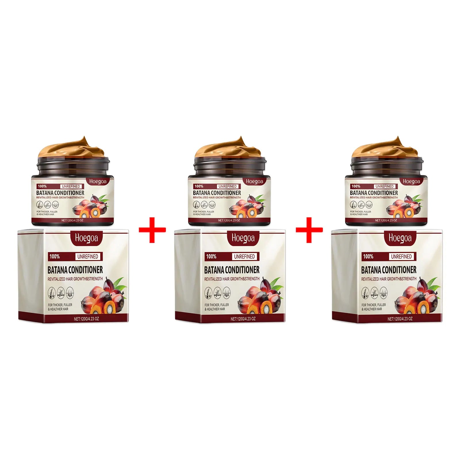 HOEGOA Batana Oil Hair Conditioner – Repair & Moisturize Hair Oil Conditioner Oasis Select 360g boxed
