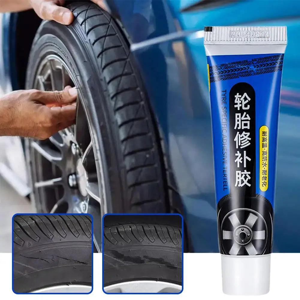 Car Tire Repair Adhesive Waterproof Heat Resistant Strong Glues Auto Instant Liquid Tyre Glue Vehicle Accessories Oasis Select