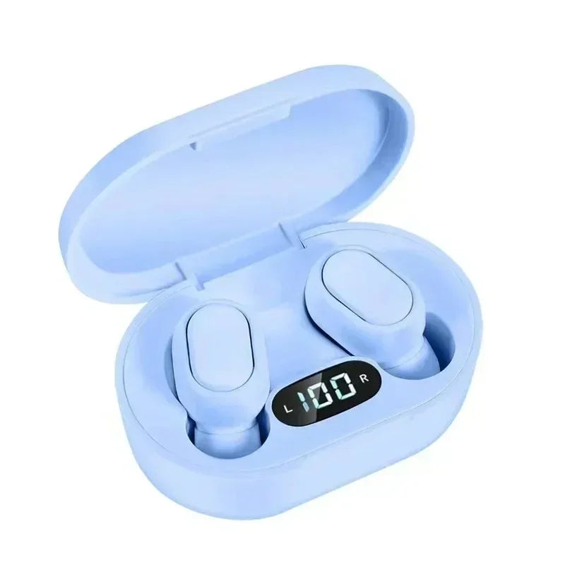 E7s Tws Gaming Headset Bluetooth Earphones Earbuds Blutooth Earphone Wireless Hearing Aids Sport EarBuds Hifi headphones Oasis Select blue