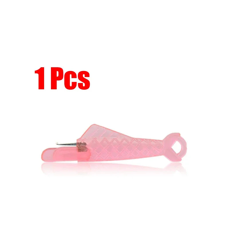 1-50Pcs Automatic Needle Threader DIY Tool Home Hand Sewing Machine Device Thread Auto Needle Cross Stitch Sewing Accessories Oasis Select 1pc pink