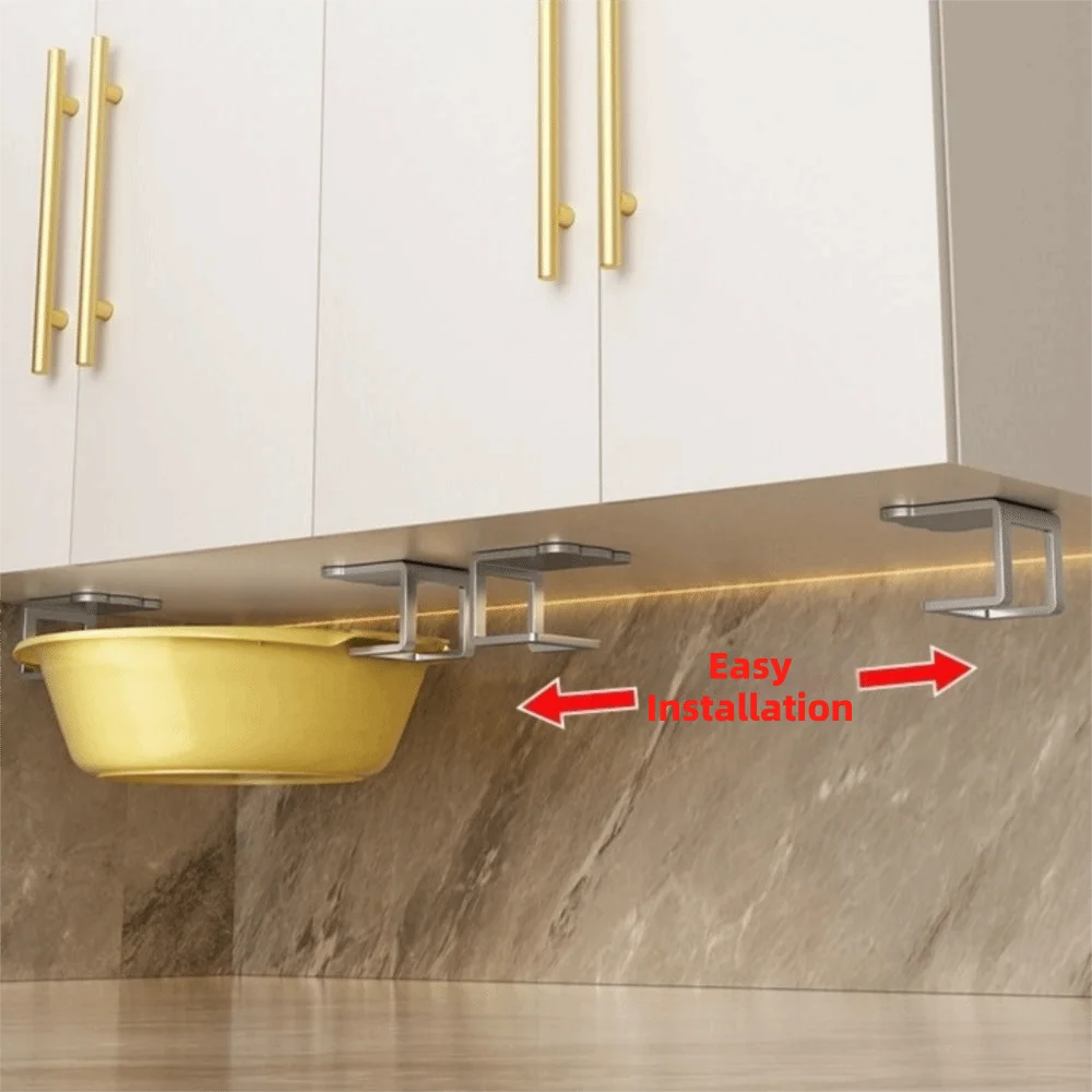 Stainless Steel Wall Hook – Sponge, Pot Lid & Board Holder