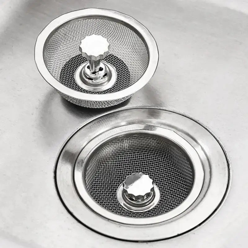 Kitchen Sink Stainless Steel Filter Sewer Mesh Strainers Disposable Sink Filter Mesh Bags Bathroom Floor Drain Hair Waste Filter Oasis Select