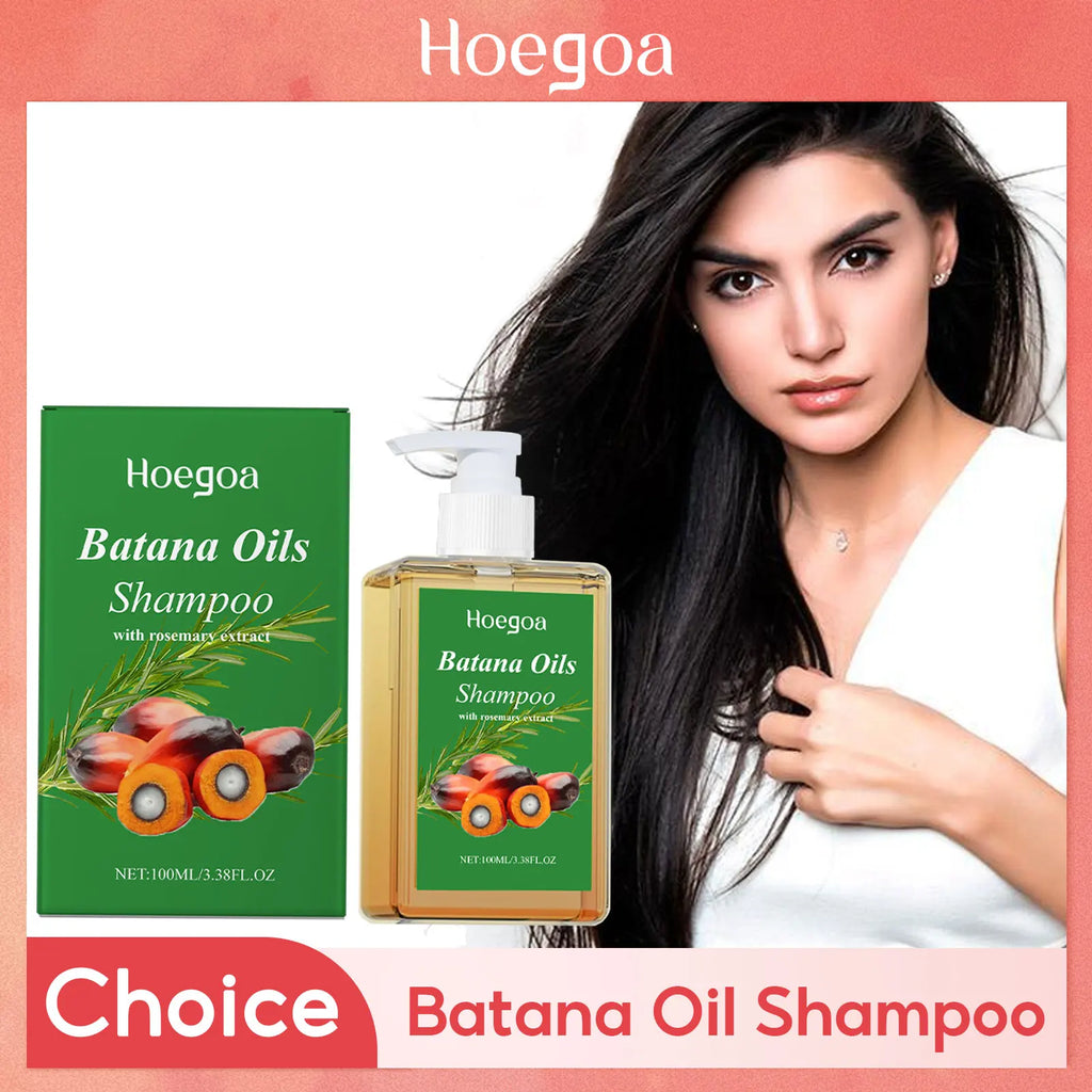 Batana Oil Shampoo Hair Strengthens Anti Loss Restore Damaged Split