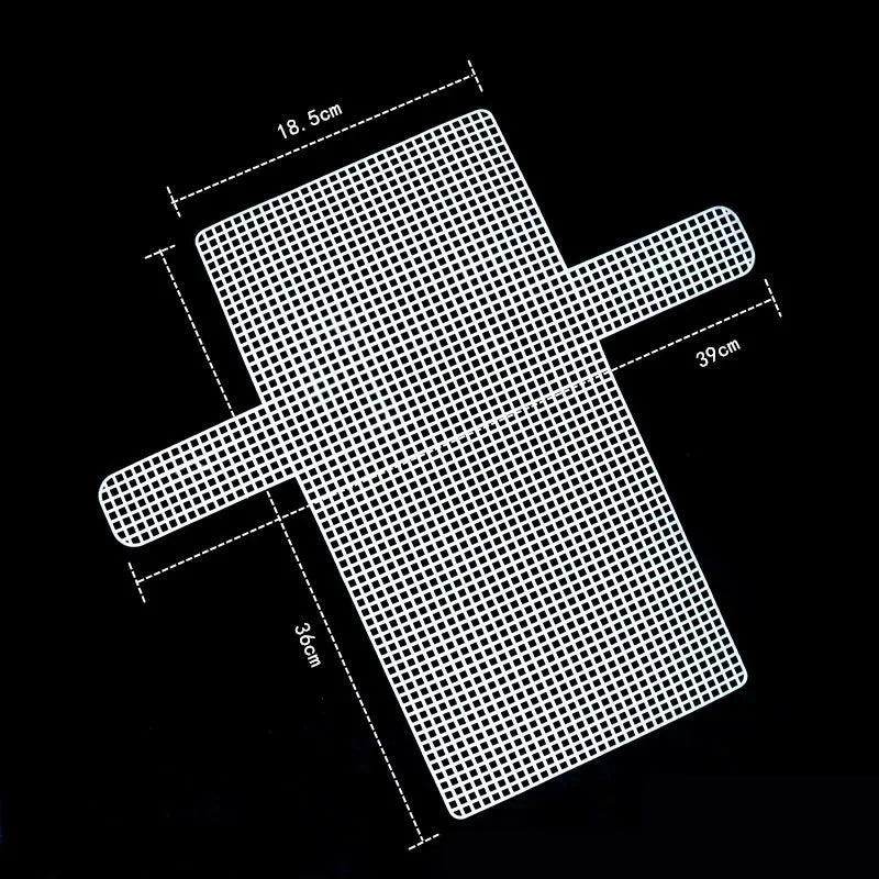 Auxiliary Weaving Plastic Mesh Kit Weaving Shoulder Bag Plastic Mesh Cloth Sewing Weaving Material For DIY Making Weaving Bag Oasis Select A1