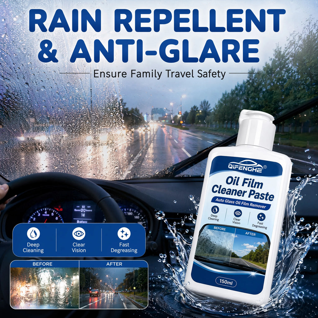 Car Glass Oil Film Cleaner Paste 150ml | Windshield Degreaser