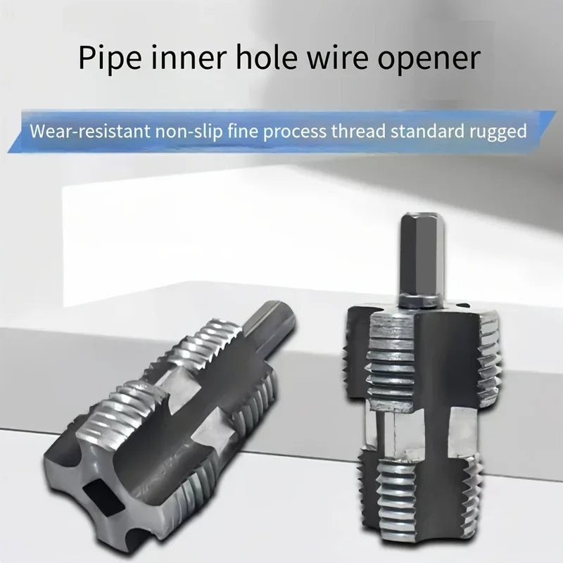 SLADE PVC Pipe Threader Kit – Electric Drill Double Head HSS Pipe Threader Kit Oasis Select