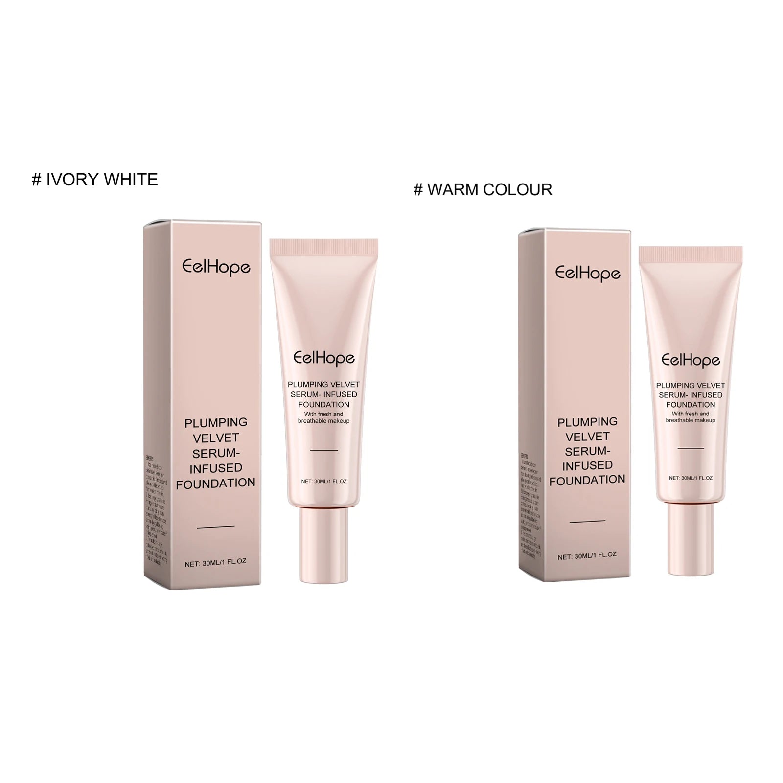 2-in-1 Plumping Velvet Serum-Infused Foundation Makeup Multifunctional Lightweight Magic Color Changing Foundation Cream Matte Oasis Select 2 in 1
